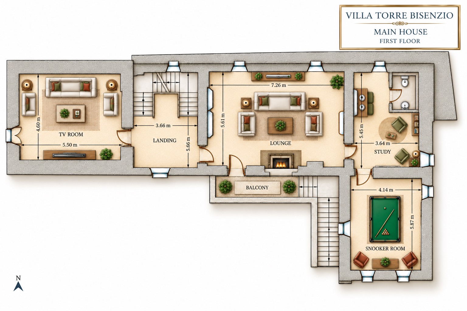 TB Main House - First Floor