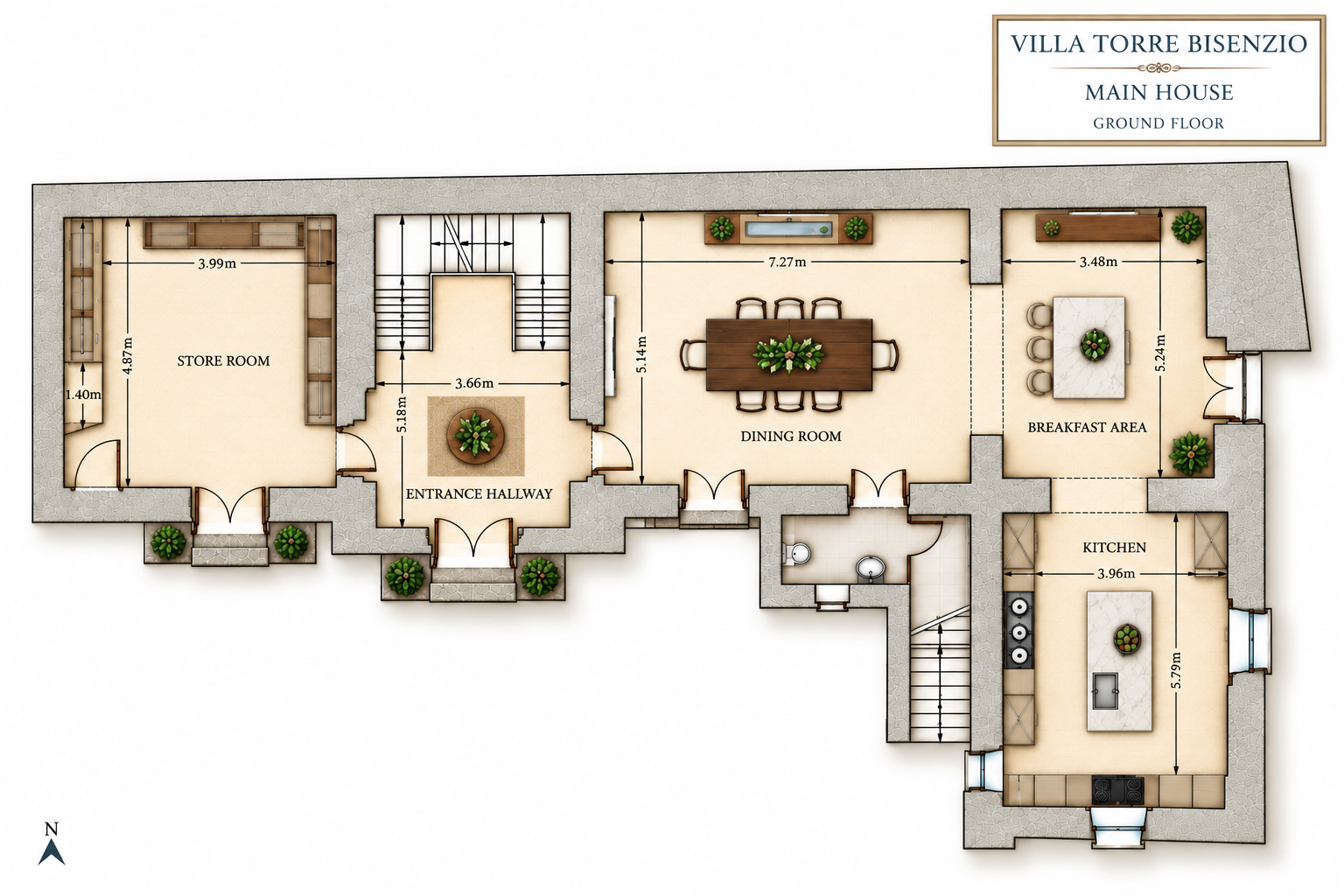 TB Main House - Ground Floor