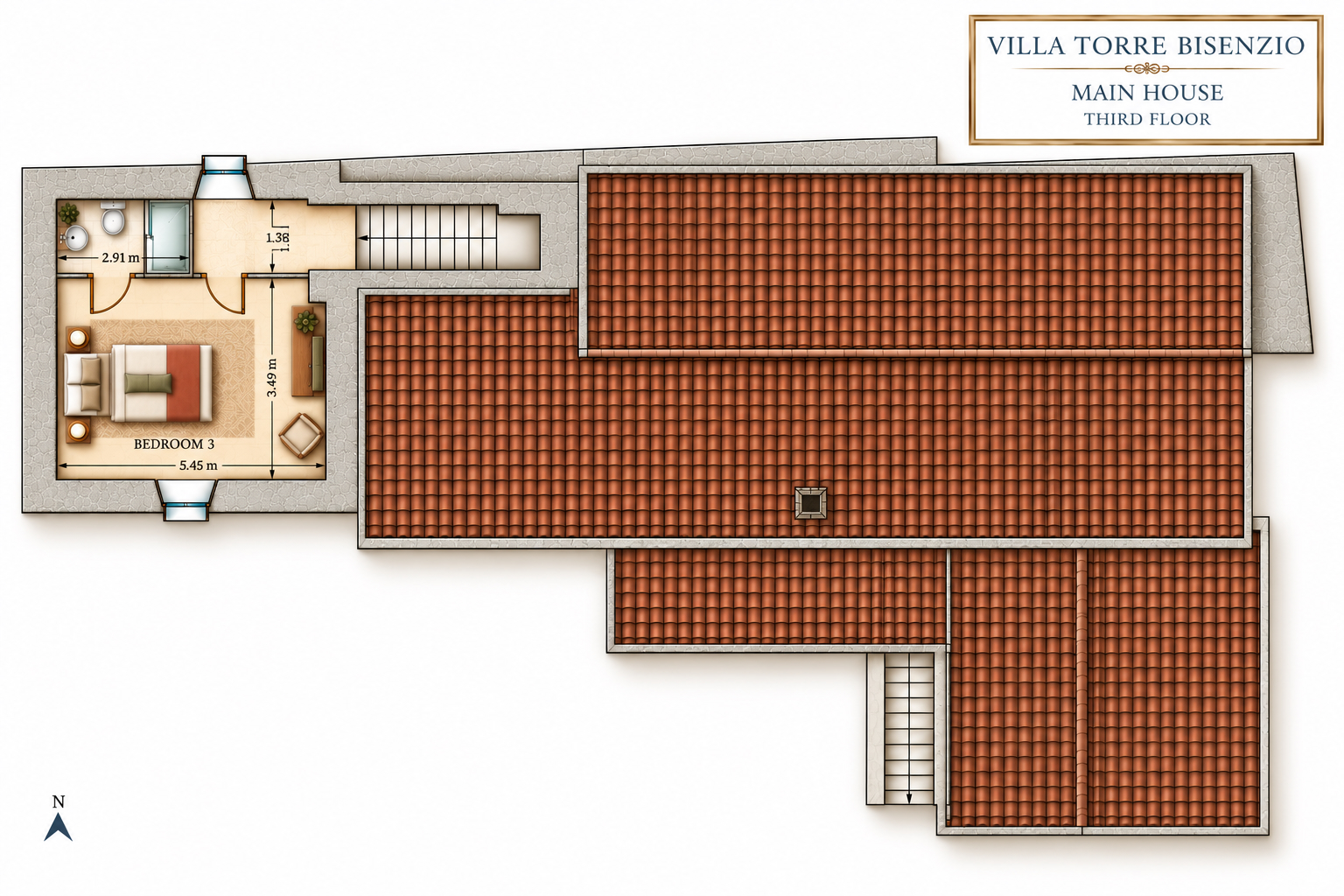 TB Main House - Third Floor